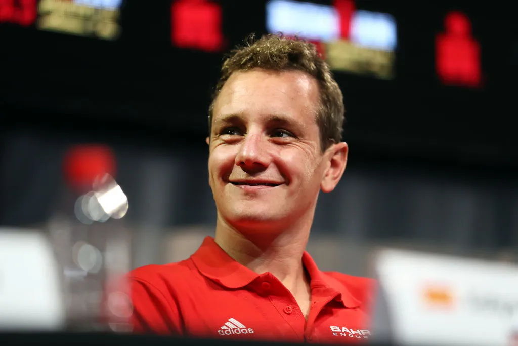 MARBELLA, SPAIN - APRIL 26: Alistair Brownlee of Great Britain attends a pre race press conference ahead of IRONMAN 70.3 Marbella on April 26, 2019 in Marbella, Spain. (Photo by Bryn Lennon/Getty Images for IRONMAN)