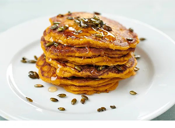Vegan pumpkin pancakes recipe