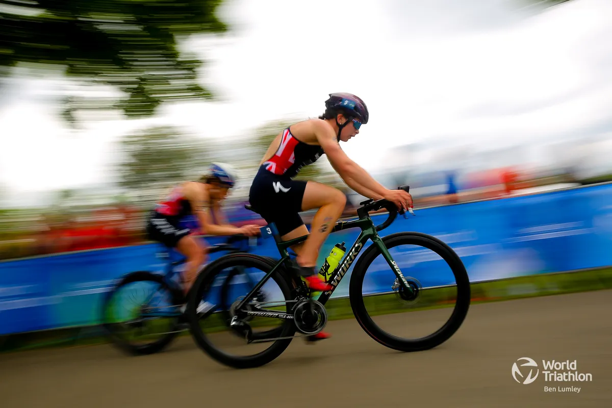 Team GB athletes racing at Leeds triathlon 2021