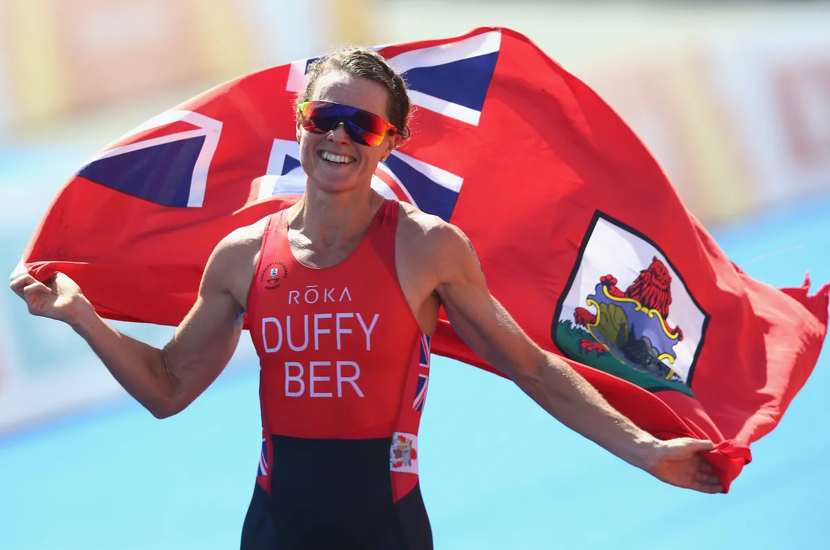 Flora Duffy at the Commonwealth Games