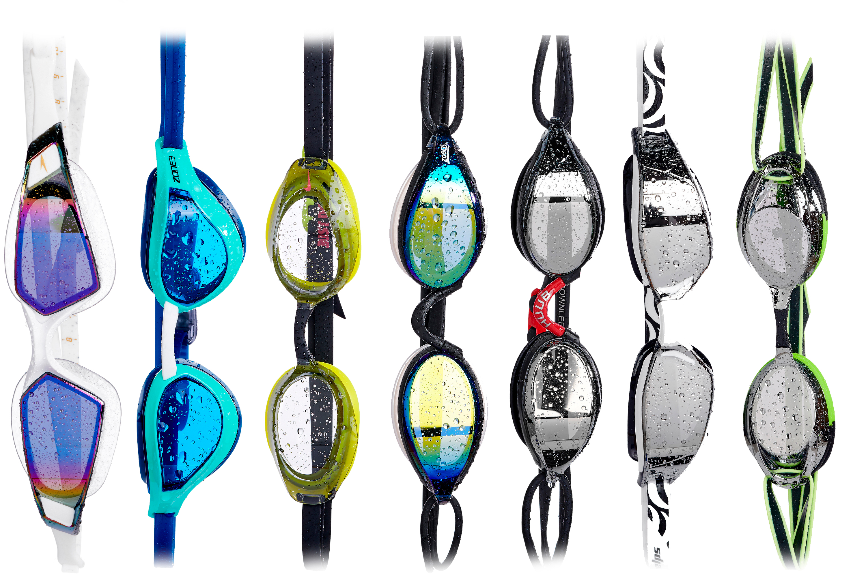 Zoggs Predator Silver-Blue Swimming Goggles (Pack of 2)