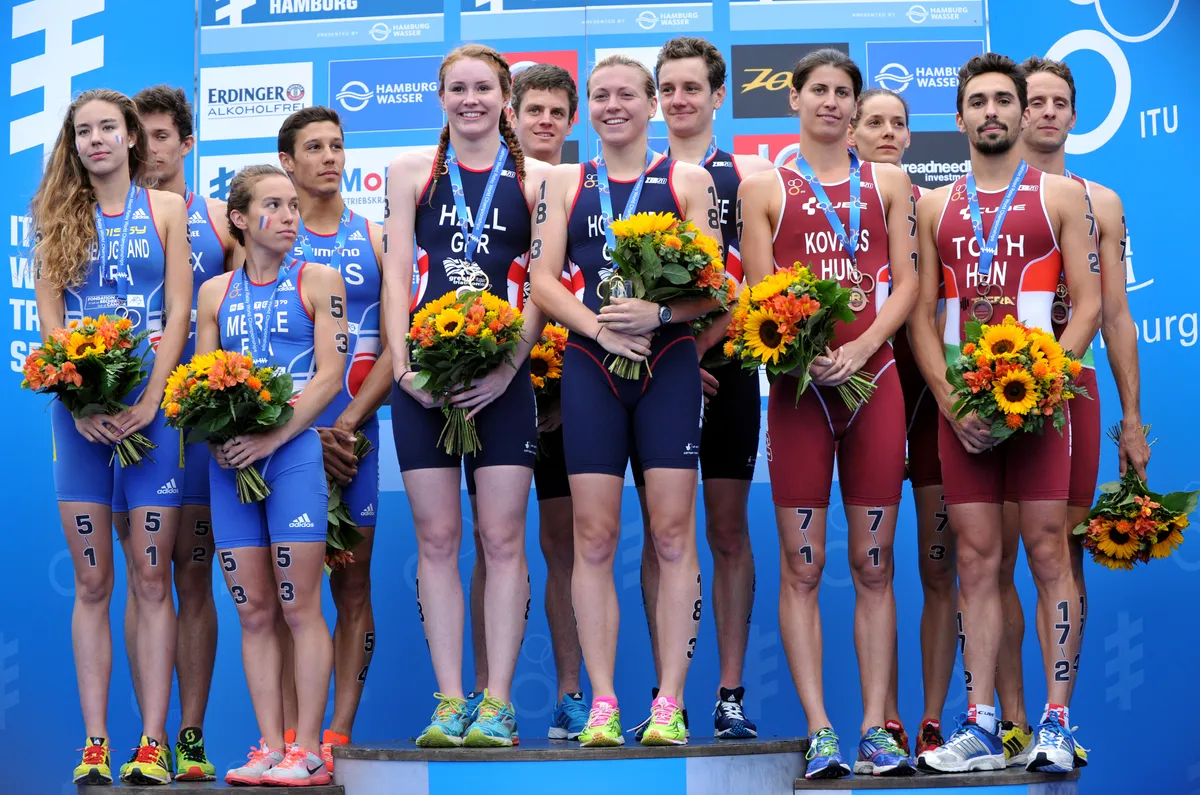2014: First place at Hamburg ITU Triathlon Mixed Relay World Champs / World Triathlon