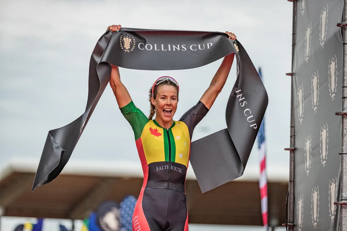 Ellie Salthouse winning at the Collins Cup