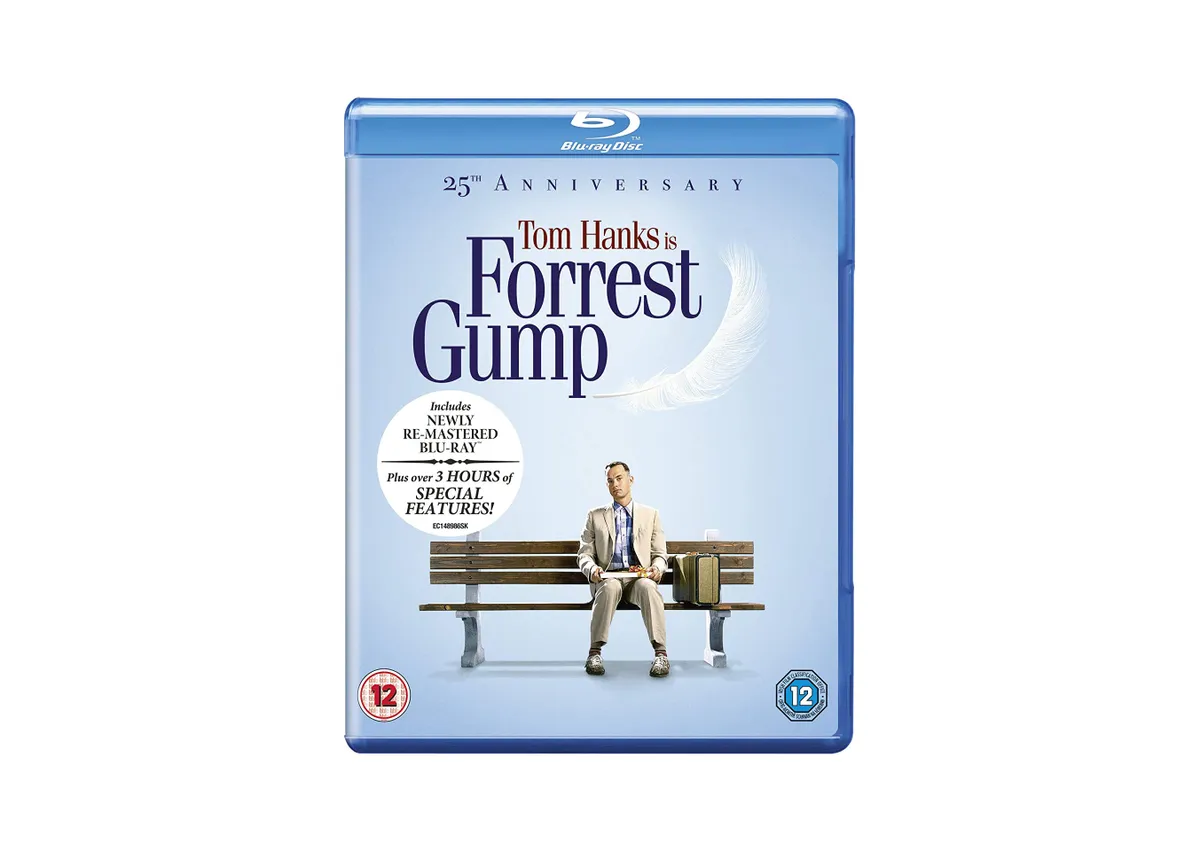 Forrest Gump 25th Anniversary Edition (Blu-ray) on white background