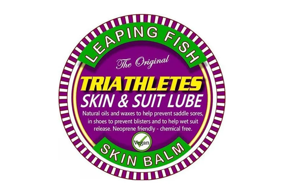 Leaping fish triathletes skin and suit lube