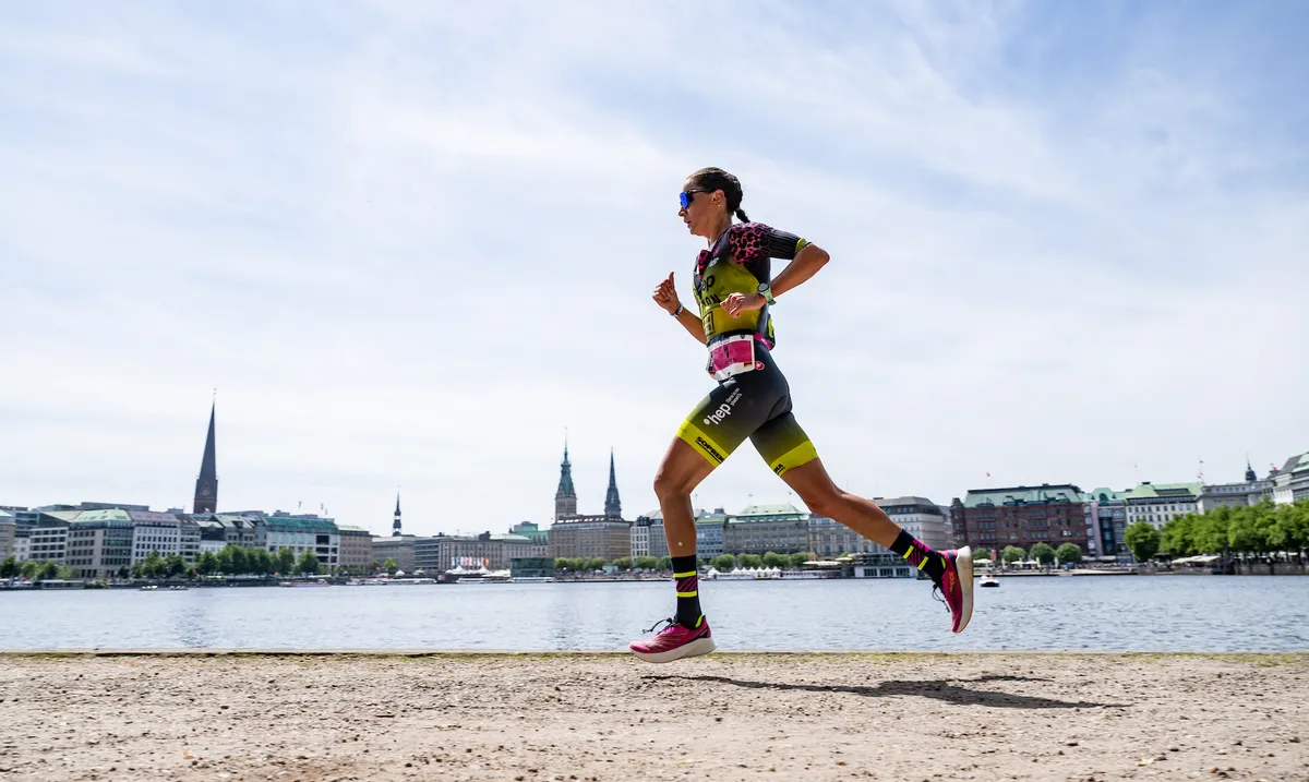 Laura Philipp races at Ironman Hamburg