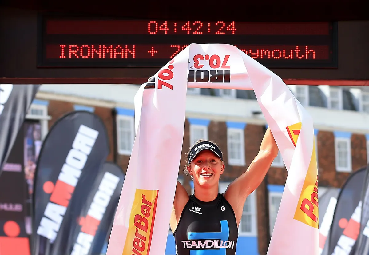 Emma Pallant-Browne wins Ironman 70.3 Weymouth in 2016