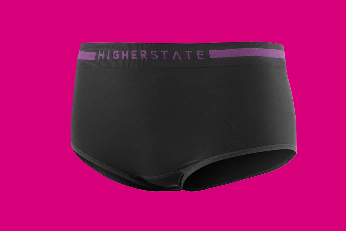 Higher State Seamfree Briefs on a pink background
