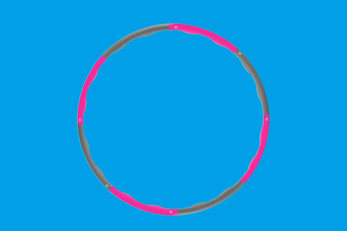 ResultSport UK The Original Weighted Hula Hoop on a blue background