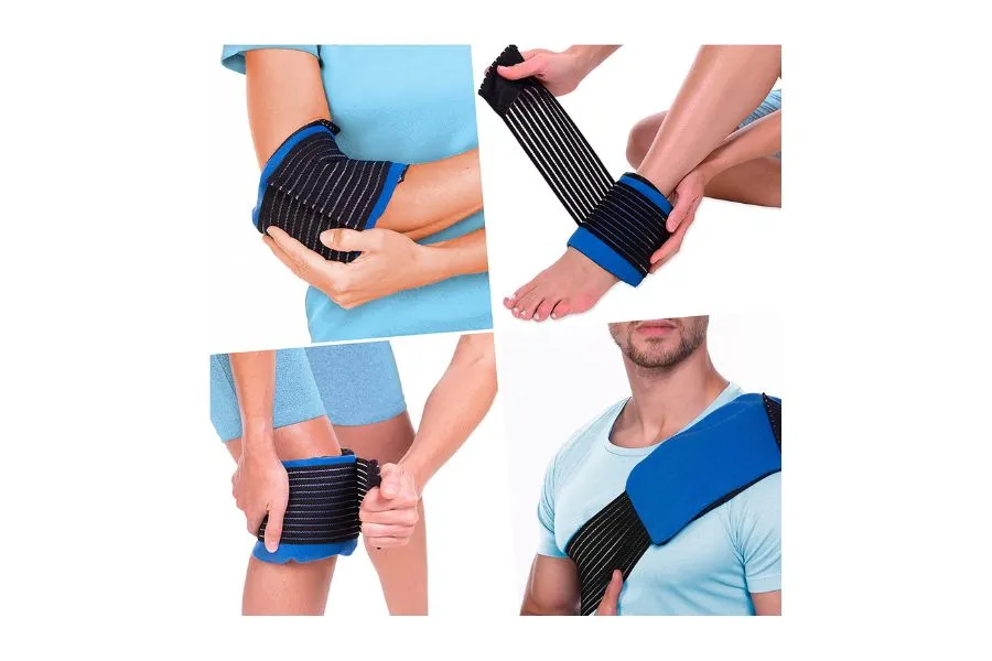 GPD 3in1 Gel Ice Pack for Sports Injuries