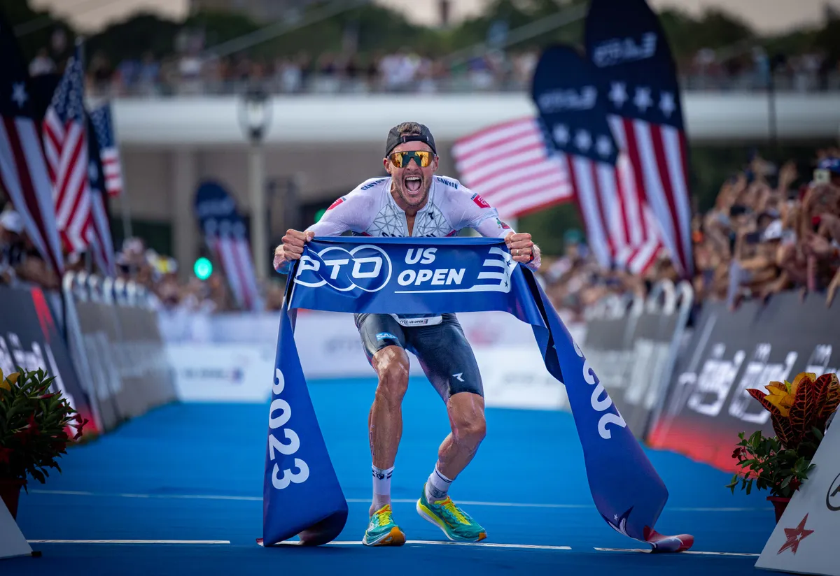 Jan Frodeno wins the PTO US Open in Milwaukee