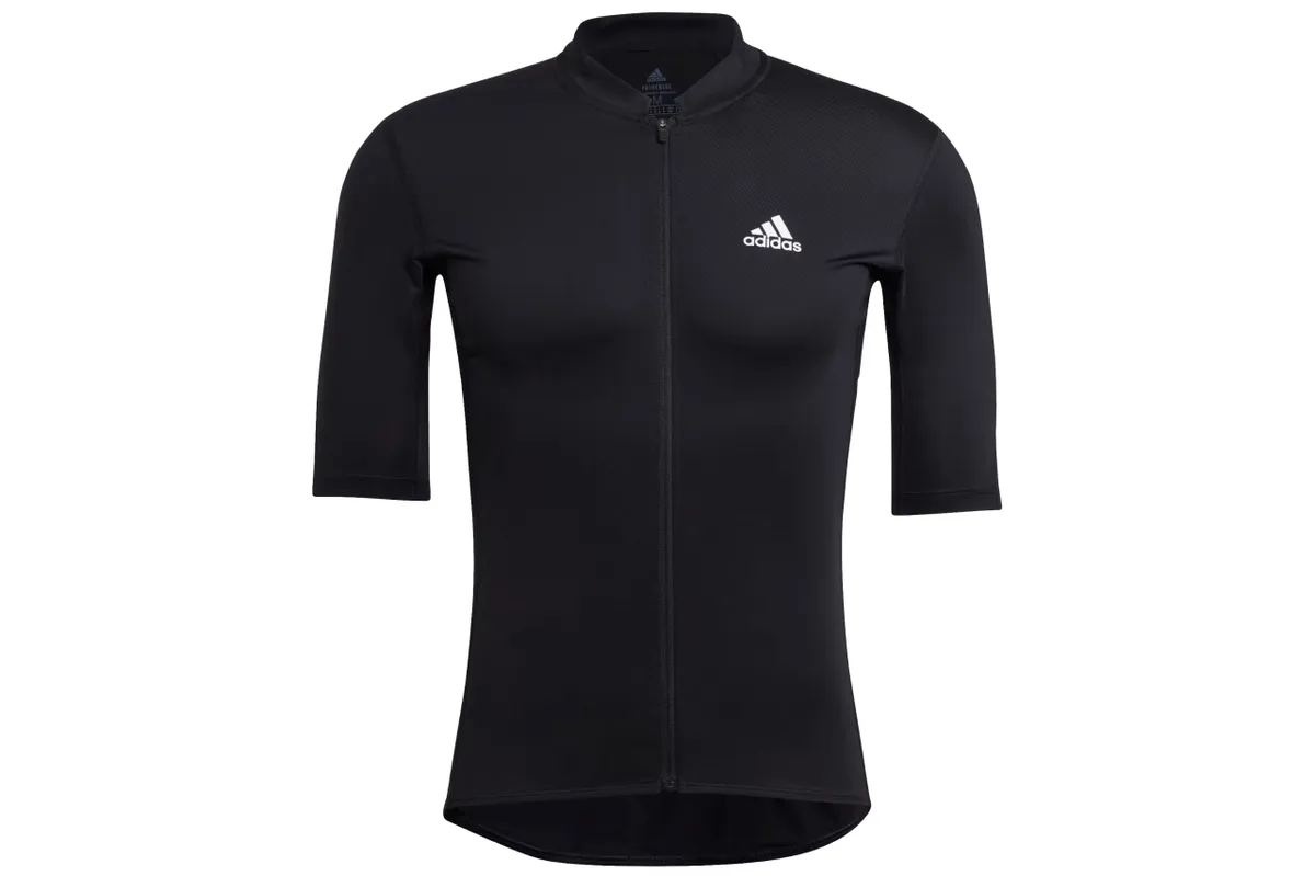 adidas The Short Sleeve Cycling Jersey on a white background