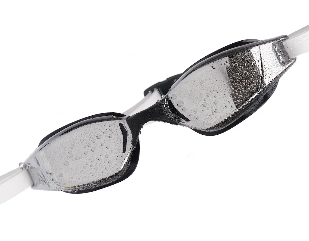 Aquasphere Xceed Silver Mirrored swimming goggles