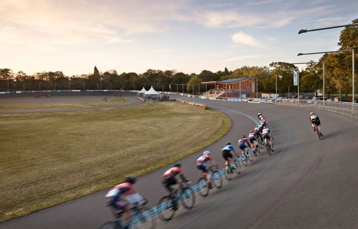 Cyclists doing Cycling Track Taster Session for Two at Herne Hill Velodrome