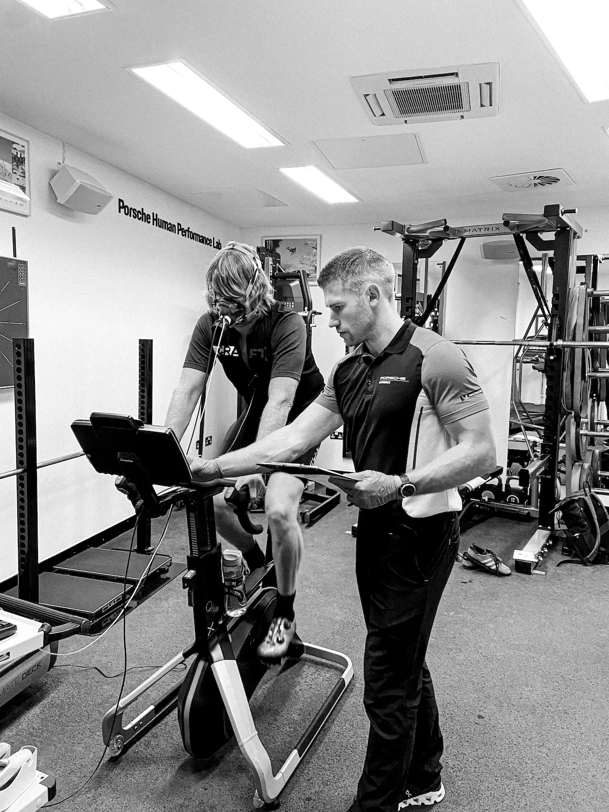 Writer James Witts is put through a VO2 max test