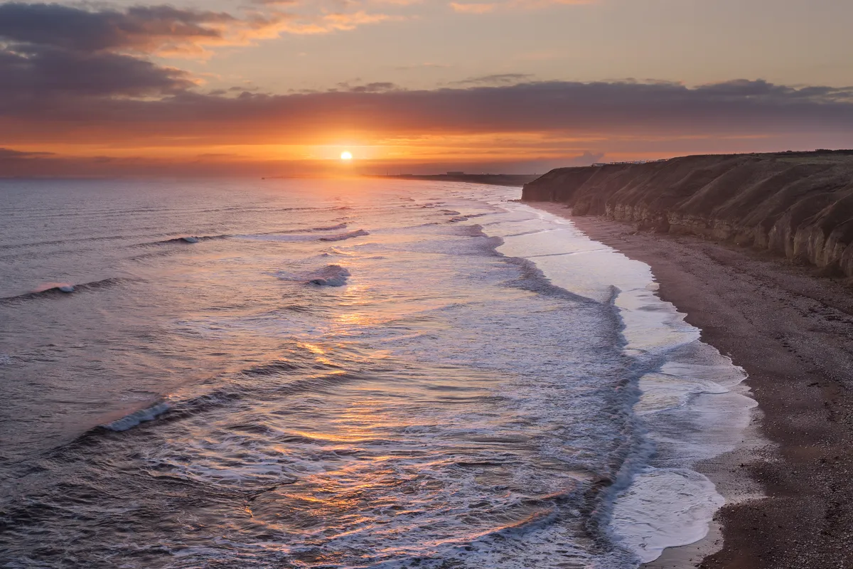 Coast at sunrise