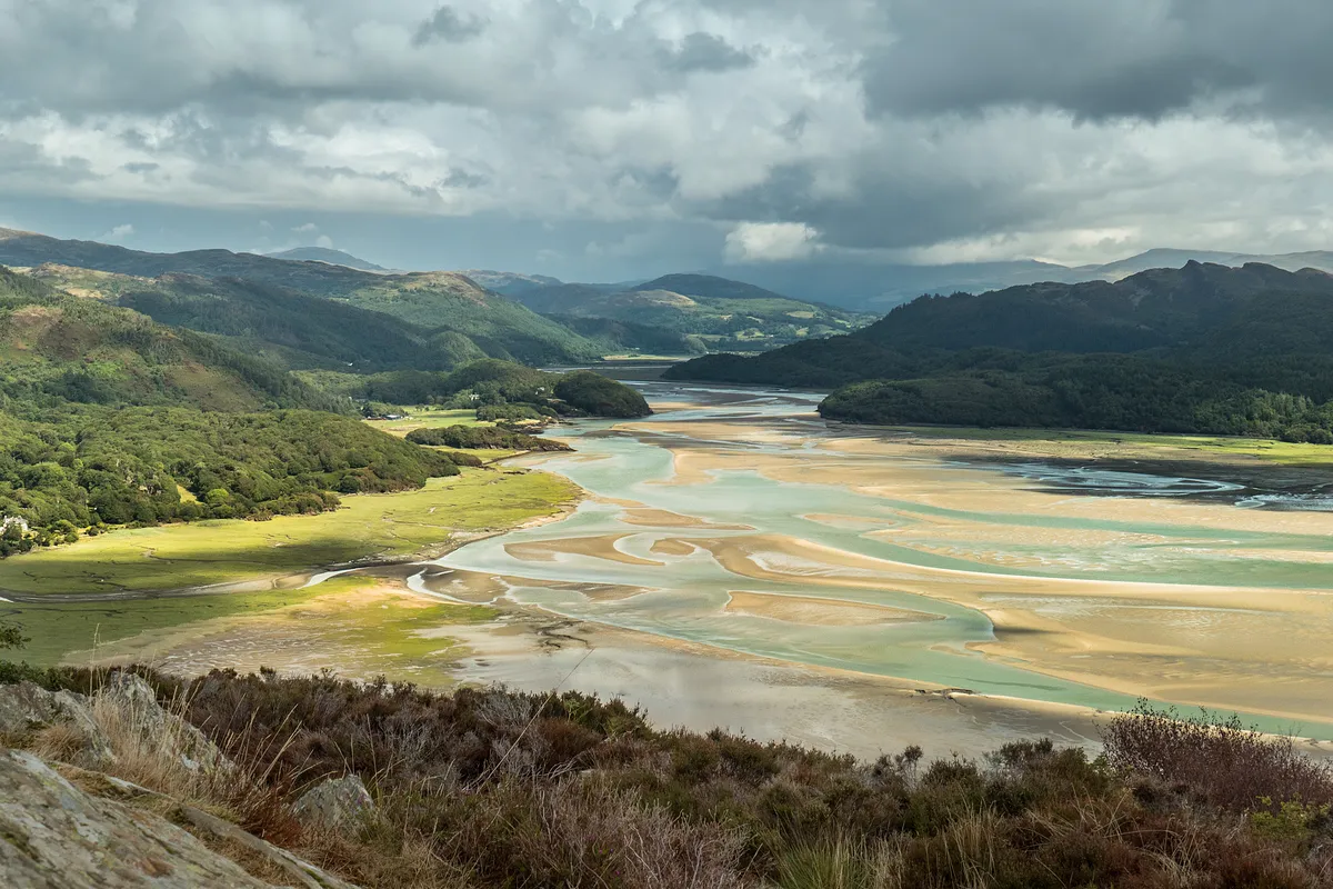 View of the Mawddach Estuary from the hills behind Barmouth