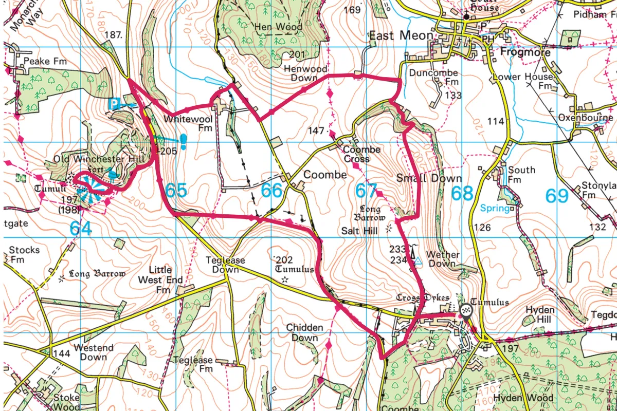 Meon Valley, Hampshire map