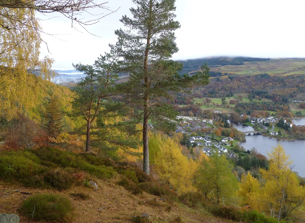 Aberfeldy and Loch Tay in autumn