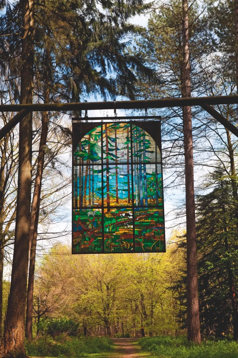 Forest of Dean, stained glass, Getty