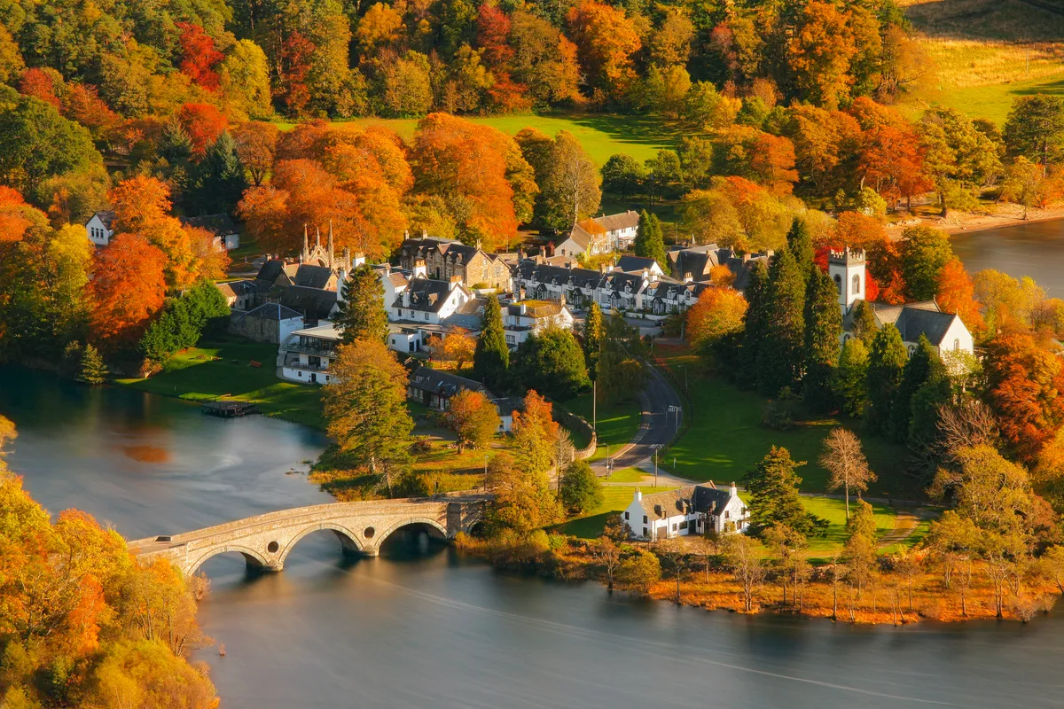 Kenmore in autumn, Perthshire, Scotland