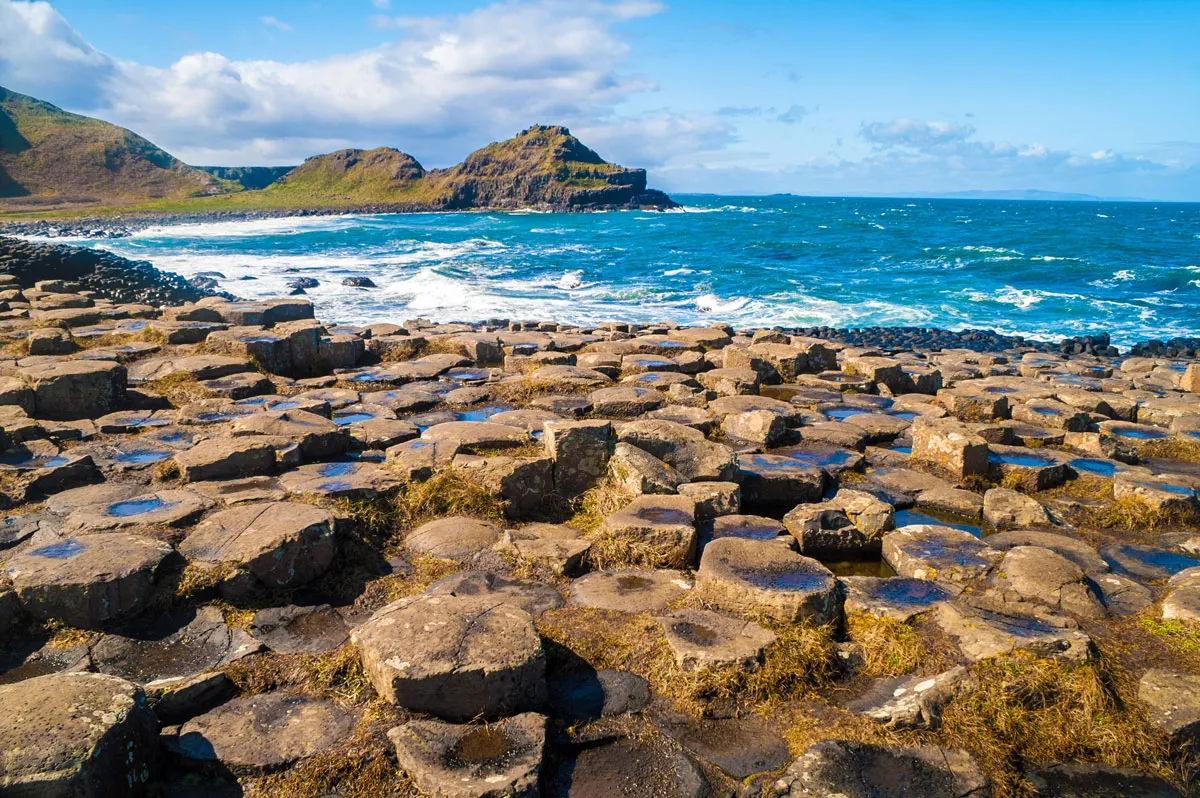 Giant's Causeway: The famous area of about 40,000 interlocking basalt columns