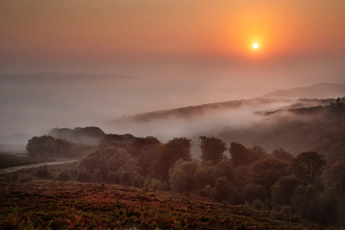 Mist over the Teign Valley