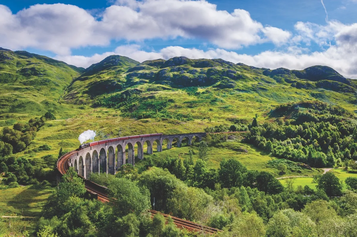  Harry Potter filming locations: Glenfinnan Viaduct in Highland was where Harry Potter was filmed