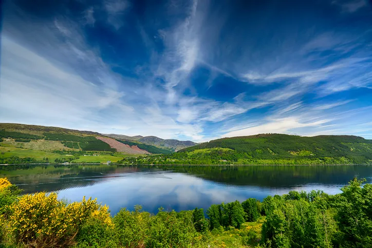 Beautiful Reflections Over Loch Tay, Scotland