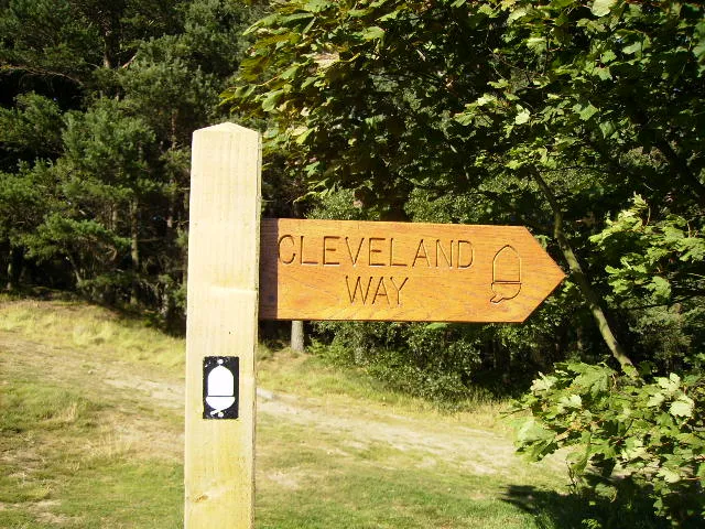 The walk partially follows the Cleveland Way