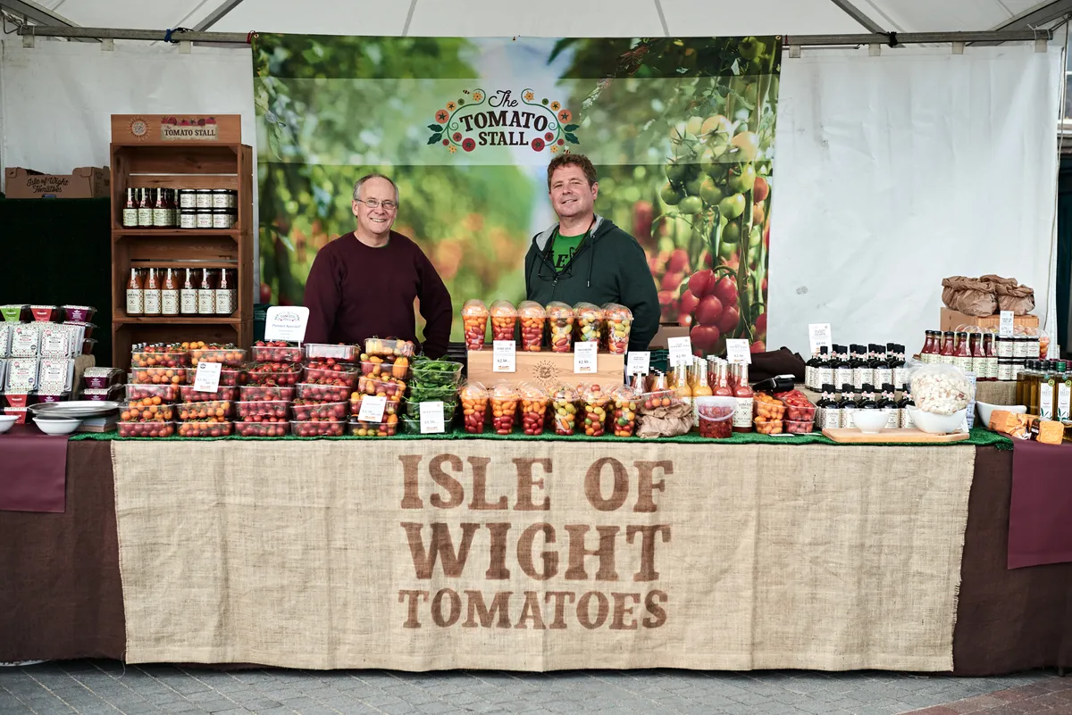 Isle of Wight tomatoes abergavenny food festival