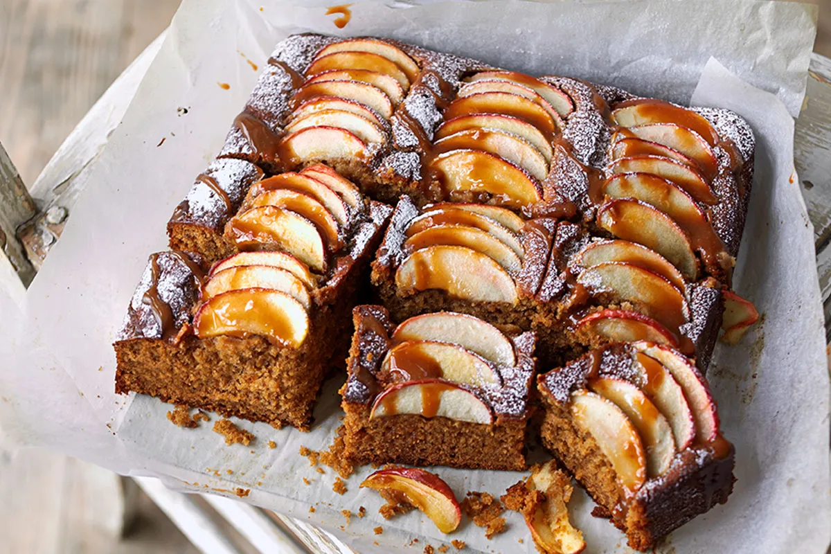 Spiced toffee apple cake (Photo by: BBC Good Food)
