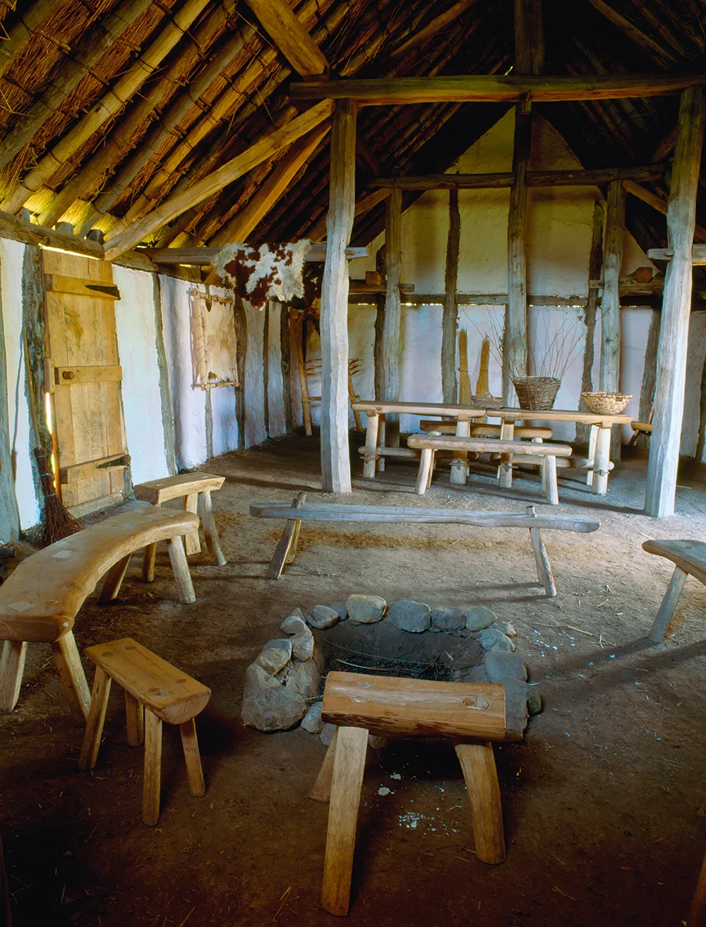 Step into medieval life in the ancient the Anglo-Saxon village of West Stow in Suffolk