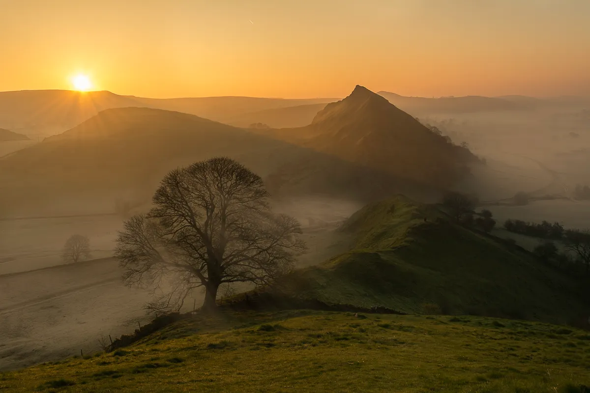 Park House Hill from Chrome Hill, Derbyshire