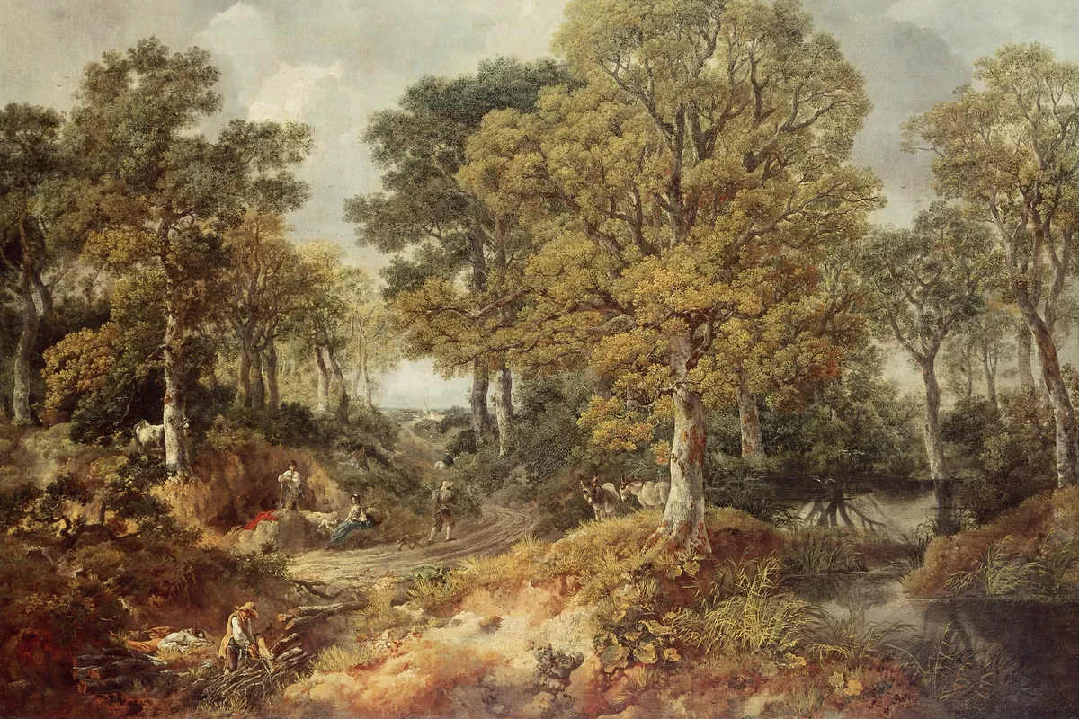 Gainsborough's Forest by Thomas Gainsborough, oil incanvas