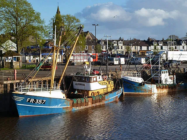 The harbour at Kirkcudbright