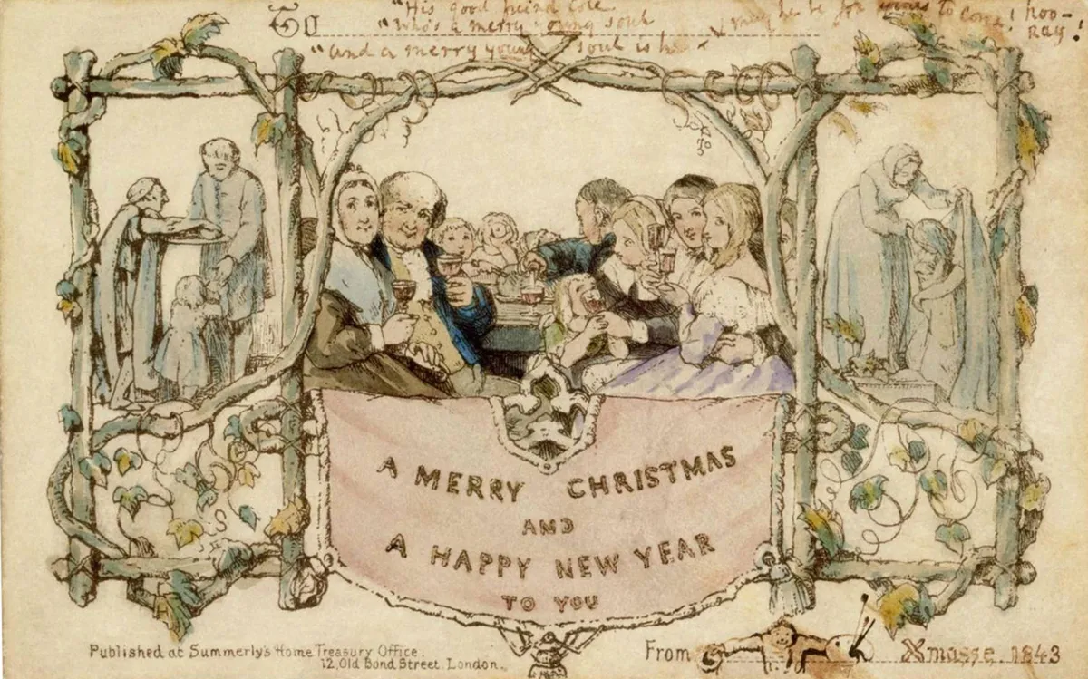 First Christmas card © Victoria and Albert Museum