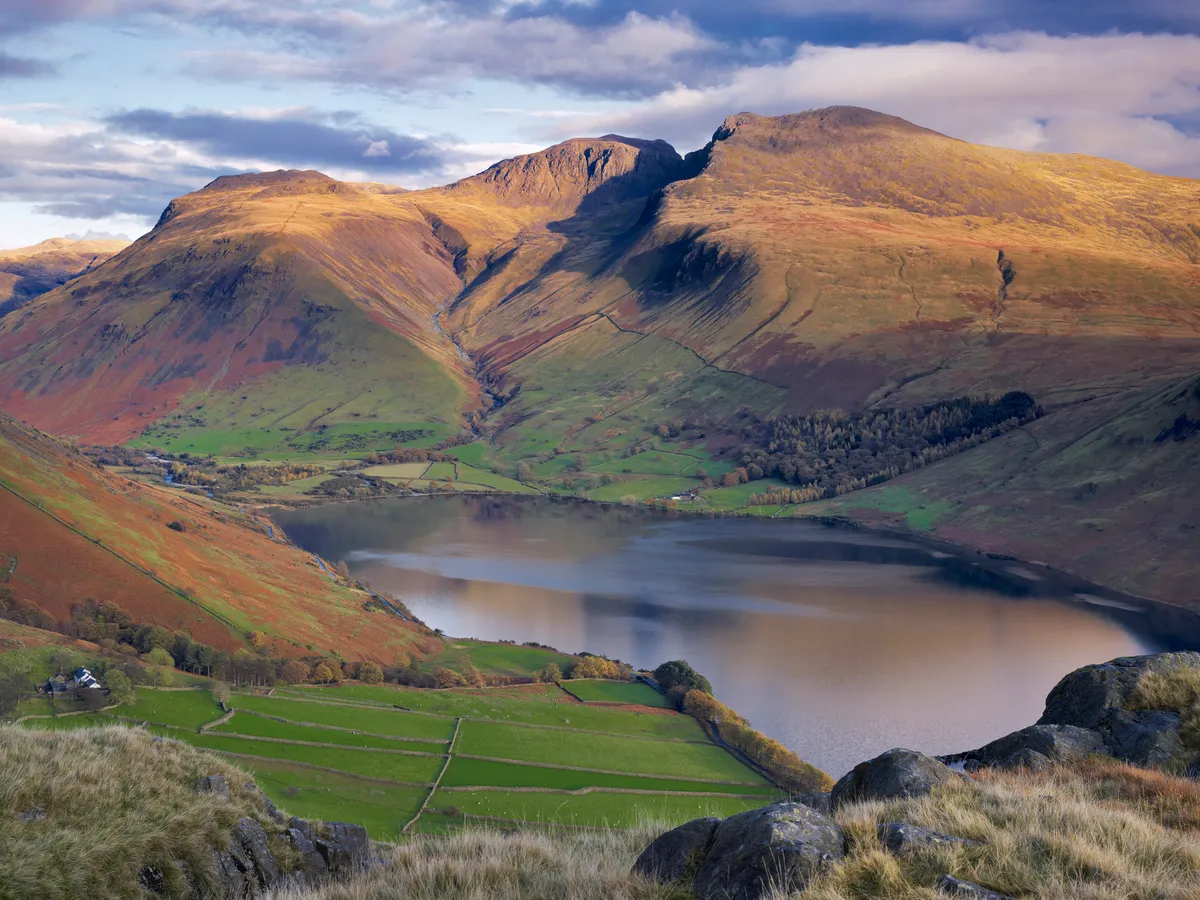 Scafell Pike and Wastwater in Wasdale Valley, Lake District, Cumbria ©Getty