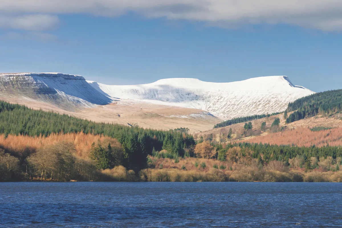 Pen-y-fan and Corn Du in the Brecon Beacons National Park