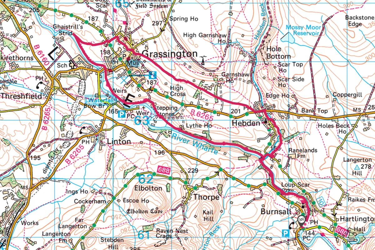 Grassington map