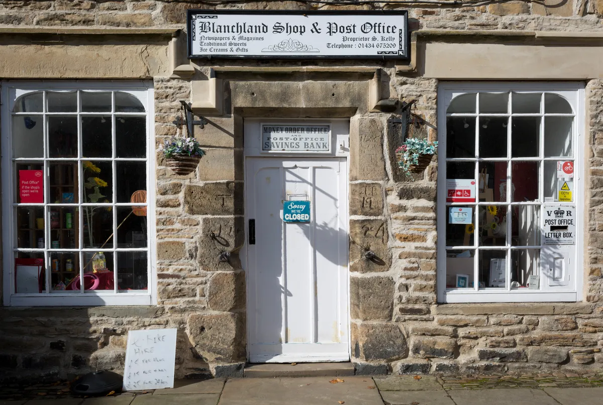 the local shop and post office in the Northumbrian village of Blanchland (Getty)