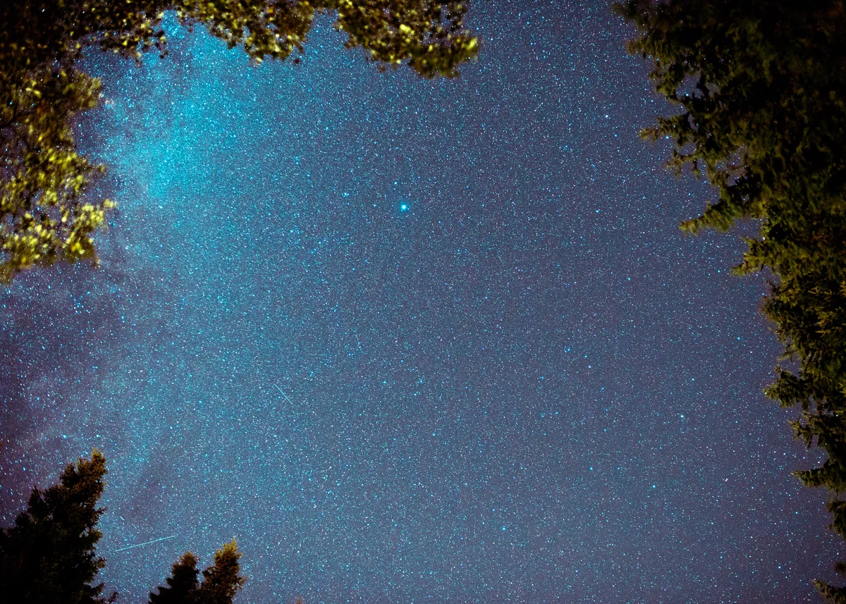 A starry night in Northumberland International Dark Sky Park