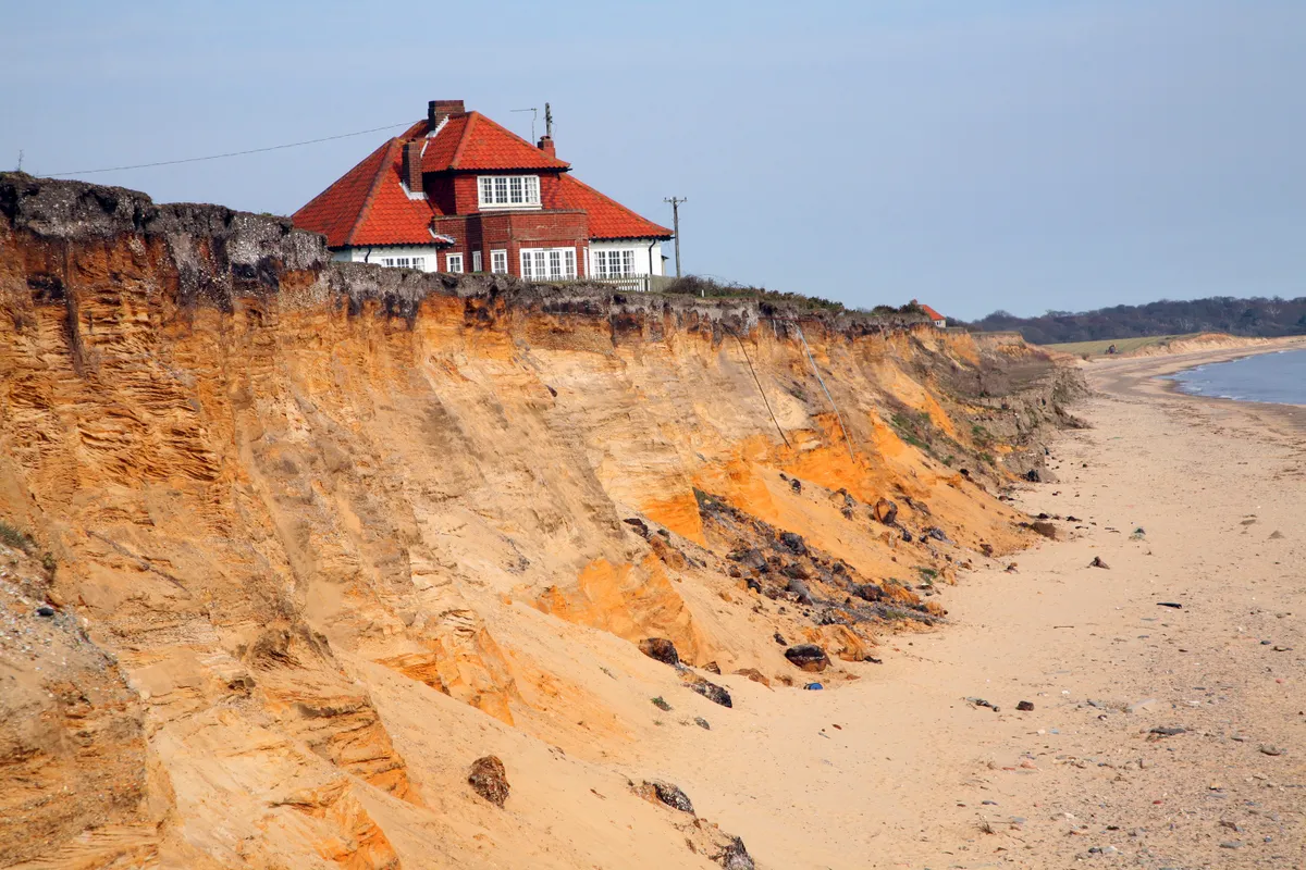 House on cliff