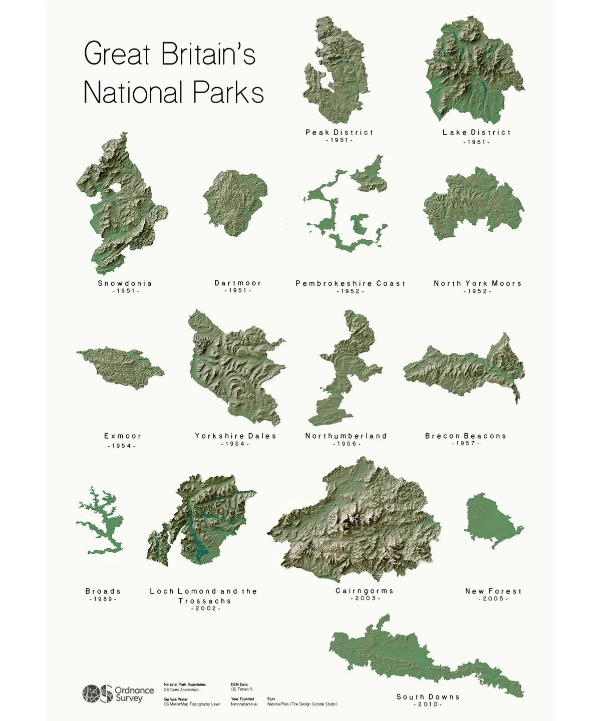National parks poster