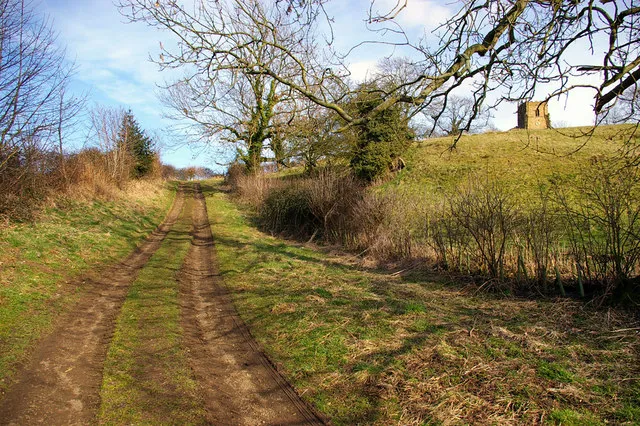 Path to Walesby church, Lincolnshire