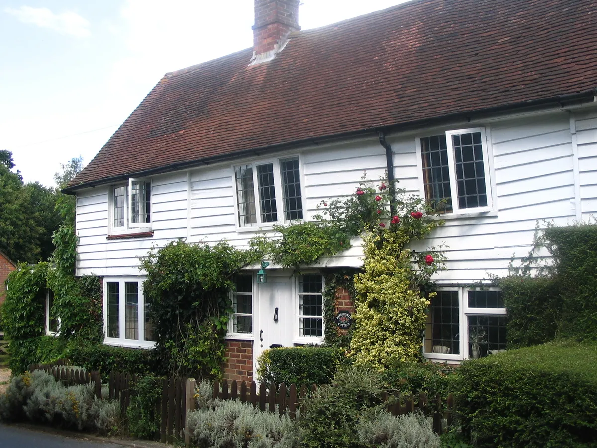 White thatch cottage
