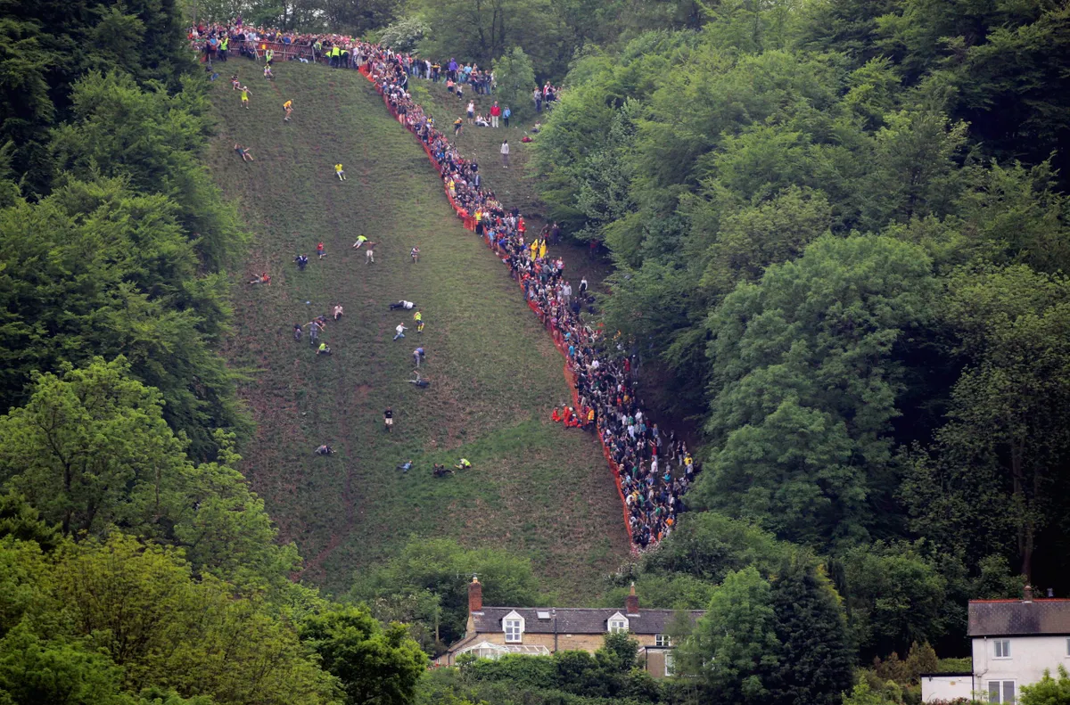 Cheese rolling Gloucestershire