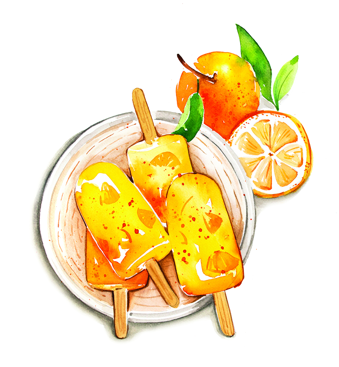 How to make summer ice lollies, step 3