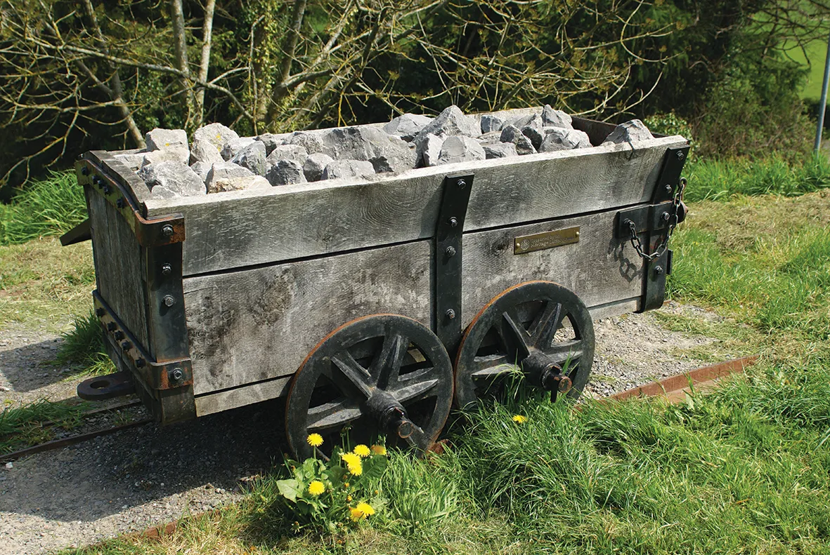 Coal Truck on the Monmouth and Brecon Canal, Wales