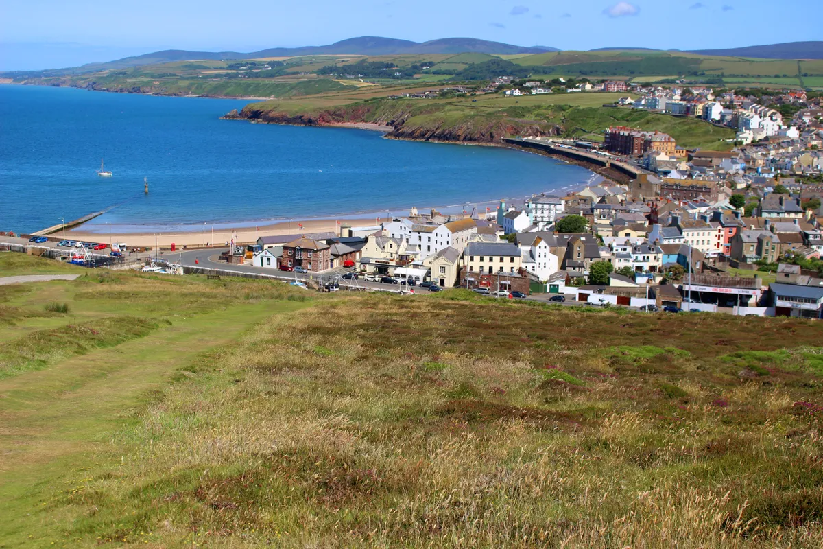 Coastal town on the Isle of Man